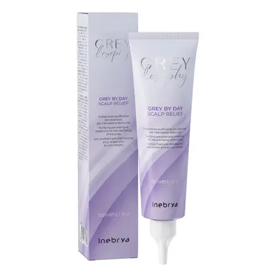 Inebrya Tratament de curățare pentru un scalp sănătos de păr gri și platinat Gray By Day (Scalp 