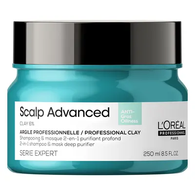 L'Oréal Professionnel Șampon și mască pentru scalp gras in Scalp Advanced (Anti-Oiliness 2-in-1 