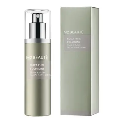 M2 Beauté Ser pentru piele iluminator Pearl & Gold Ultra Pure Solutions (Facial Nano Spray) ml