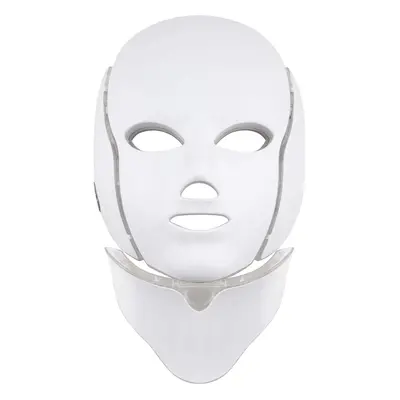 Palsar Tratament LED Mască pentru față și gât alba (LED Mask + Neck Colors White)