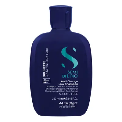 Alfaparf Milano Șampon neutralizant tonuri portocalii Semi Di Lino Brunette (Anti-Orange Low Sha