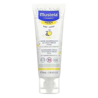 Mustela Cremă de față nutritivă pentru copii cu ceară de albine pentru piele uscată (Nourishing 