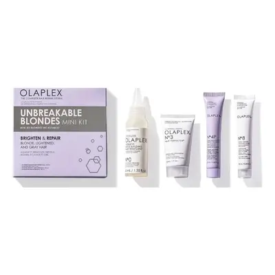 Olaplex Set de îngrijire intensivă a părului Unbreakable Blondes Mini Kit