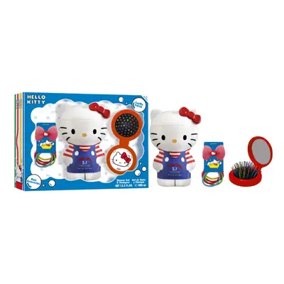 EP Line Hello Kitty - gel de duș și șampon in 400 ml + accesorii pentru păr