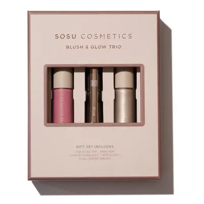 SOSU Cosmetics Set cadou de produse cosmetice decorative Blush & Glow Trio