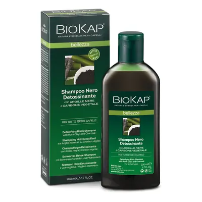 Biokap Șampon detoxifiant pentru păr cu lut negru și cărbune activ, ml.