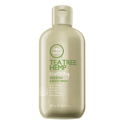 Paul Mitchell Șampon și gel de duș restaurator din cânepă 2în1 Tea Tree Hemp (Restoring Shampoo 