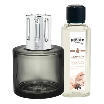 Maison Berger Paris Set cadou lampă catalitică Aroma Relax gri + reumplere Orient dulce ml