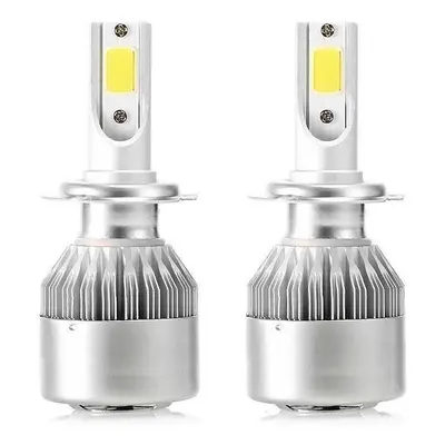 Set 2 becuri auto LED C6 H7, 7600 lumeni, 36 w