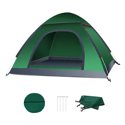 Cort camping cu deschidere automata pop-up, impermeabil, protectie UV, 2 usi