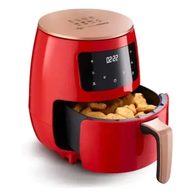 Friteuza cu aer cald, S-18 Air Fryer, 2400W, afisaj digital, LCD Touch control