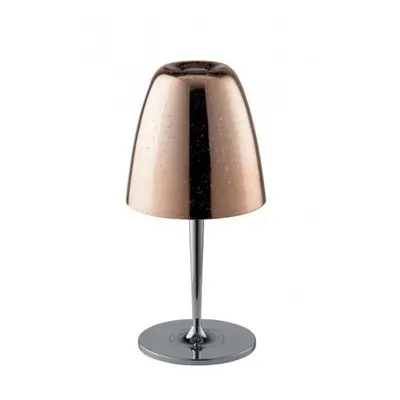 Veioza Metal/Sticla Inaltime 36 Cm Bronz