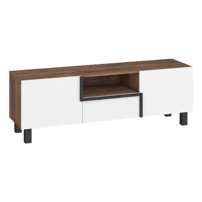 Lars Lar-09 Tv Stand 2D1S Craft Tobaco/White