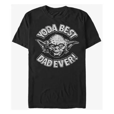 ZOOT.Fan Star Wars Yoda Best Dad Tricou Negru