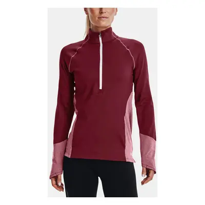 Under Armour UA ColdGear 1/2 Zip-RED Hanorac Roșu