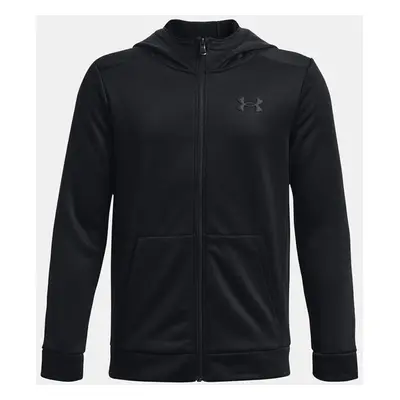 Under Armour UA Armour Fleece FZ Hanorac pentru copii Negru