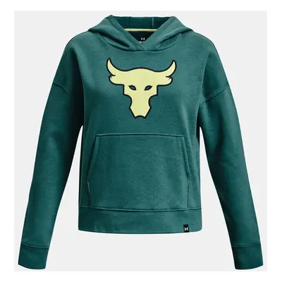 Under Armour Project Rock Brhma Bull Fleece HD Hanorac pentru copii Verde