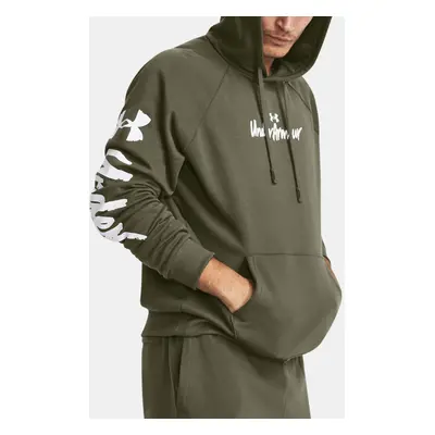 Under Armour UA Rival Fleece Graphic HD Hanorac Verde