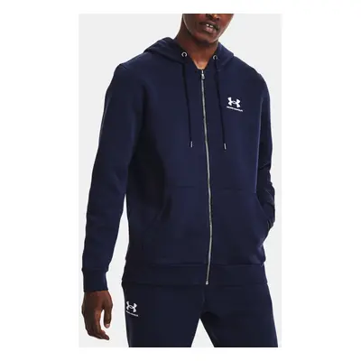 Under Armour UA Essential Fleece FZ Hood Hanorac Albastru