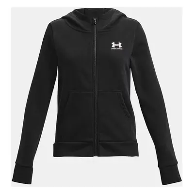 Under Armour Rival Fleece LU FZ Hanorac pentru copii Negru