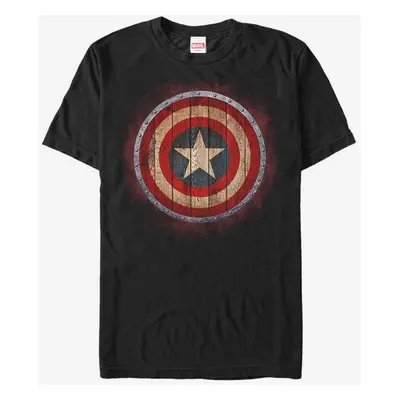 ZOOT.Fan Marvel Captain America shield Tricou Negru