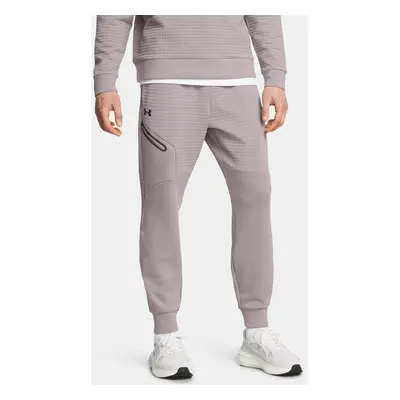 Under Armour UA Unstoppable Flc Grid Jrg Pantaloni de trening Gri