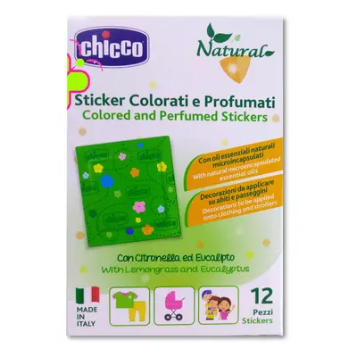 Plasturi decorativi Chicco, ulei din lemongrass si eucalipt, 12buc, 3ani+