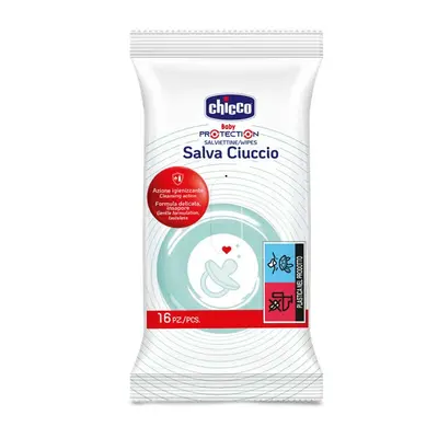 Servetele umede Chicco, pentru curatare produse bebe, 16buc, 0luni+