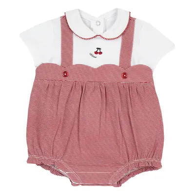 Salopeta bebe Chicco, pantaloni scurti, Rosu Cu Alb, 50999-66MFCI