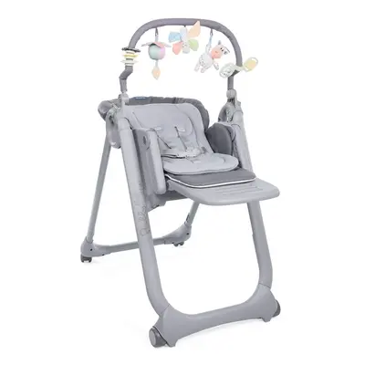 Scaun de masa Chicco Polly Magic Relax, Graphite (Gri), 0luni+