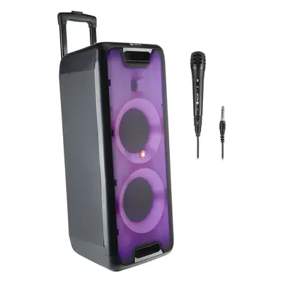 boxa portabila bluetooth ngs wild rave 2, 300w, aux, microfon, usb, negru