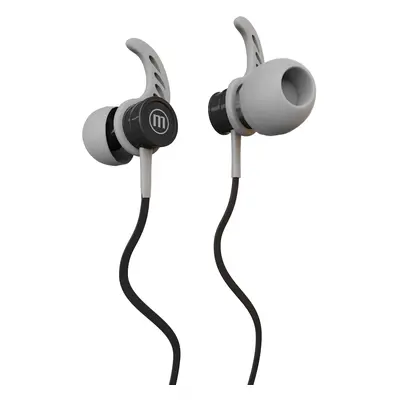 casti cu fir in-ear 3.5mm negru-gri magneto, maxell