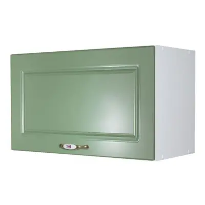 Corp superior 60 cu 1 usa orizontala pentru hota Zebra MDF verde drept