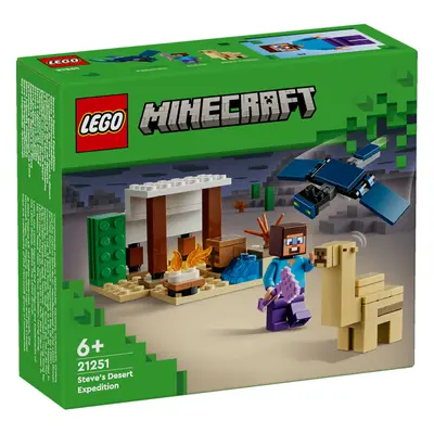 Lego Minecraft Expeditia in Desert a lui Steve (21251)