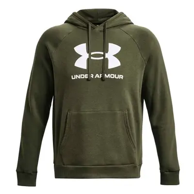 Under Armour RIVAL FLEECE LOGO HD Hanorac de bărbați, kaki, mărime