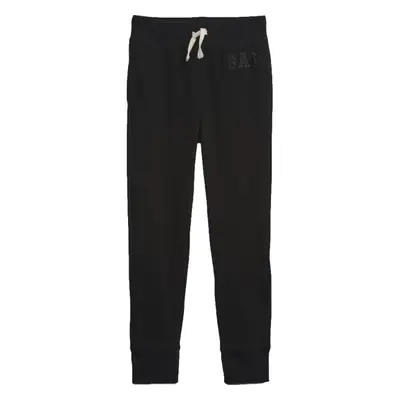 GAP FRENCH TERRY LOGO Pantaloni de trening pentru băieți, negru, mărime