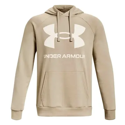 Under Armour RIVAL FLEECE BIG LOGO HD Hanorac bărbați, bej, mărime