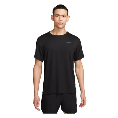 Nike NK DF UV MILER SS Tricou de antrenament bărbați, negru, mărime