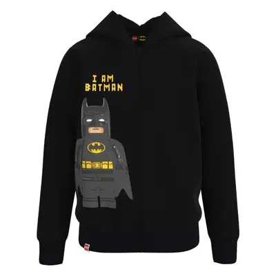 LEGO® kidswear CARDIGAN W. HOOD Hanorac de băieți, negru, mărime