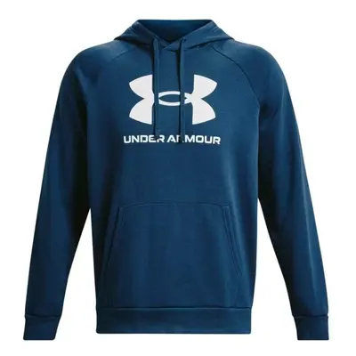 Under Armour RIVAL FLEECE LOGO HD Hanorac de bărbați, albastru închis, mărime