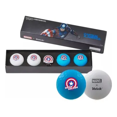 VOLVIK MARVEL CAPTAIN AMERICA 2.0 Mingi de golf, alb, mărime