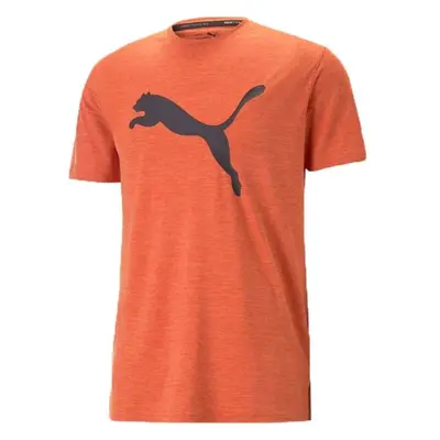 Puma TRAIN FAV HEATHER CAT TEE Tricou sport bărbați, portocaliu, mărime