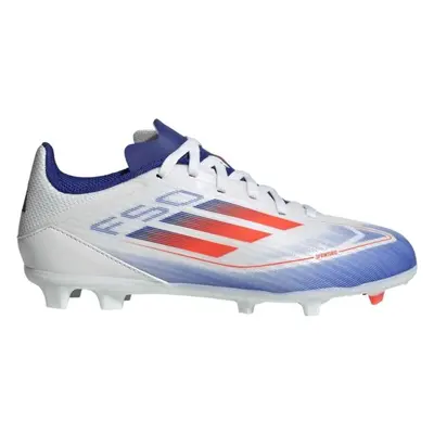 adidas F50 LEAGUE FG/MG J Ghete de fotbal copii, alb, mărime