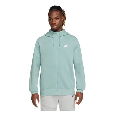 Nike NSW CLUB HOODIE FZ BB Hanorac de bărbați, verde deschis, mărime