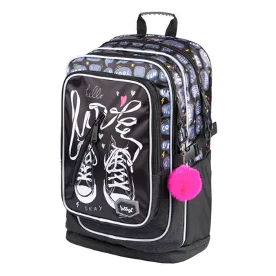 BAAGL CUBIC BACKPACK Ghiozdan școală, negru, mărime