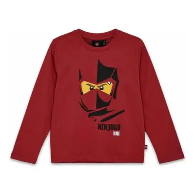 LEGO® kidswear LWTANO Tricou cu mânecă lungă băieți, roșu, mărime