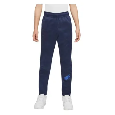 Nike THERMA-FIT GFX Pantaloni de trening băieți, albastru închis, mărime