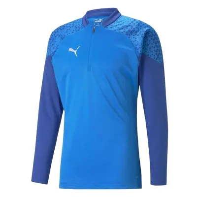 Puma TEAMCUP TRAINING 1/4 ZIP TOP Hanorac bărbați, albastru, mărime