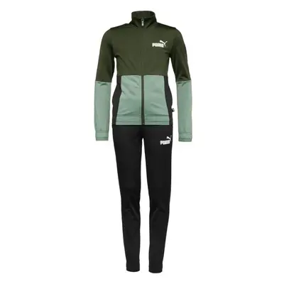 Puma COLORBLOCK POLY SUIT CL B Trening băieți, gri închis, mărime