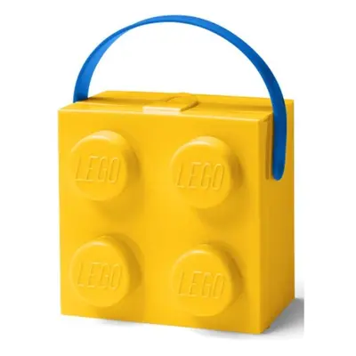 LEGO Storage HANDLE BOX Cutie pentru gustări, galben, mărime